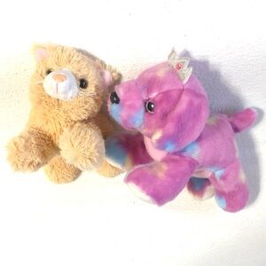 4/$20 Aurora Princess Tutti Puppy Dog Bright Fancies with Prextex Kitty Cat Pal